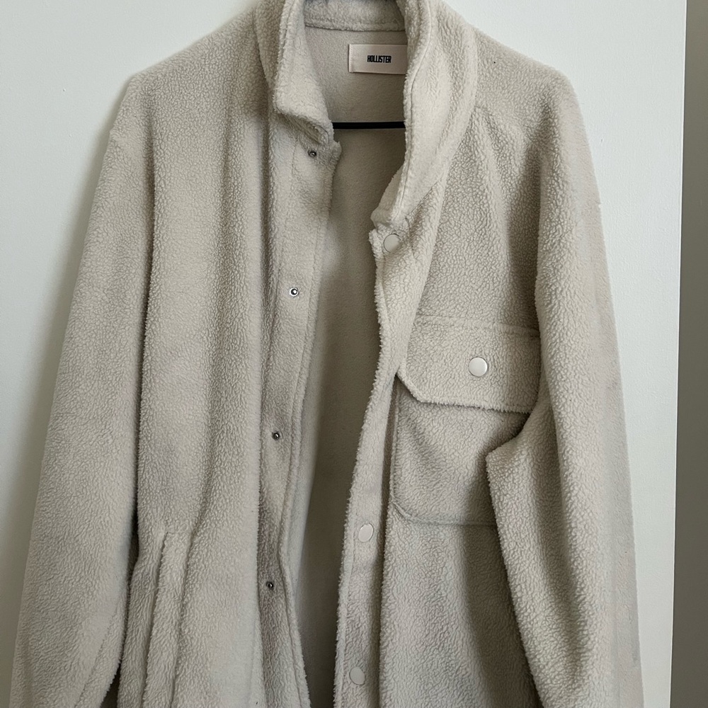 Hollister Shirt Jacket Sherpa